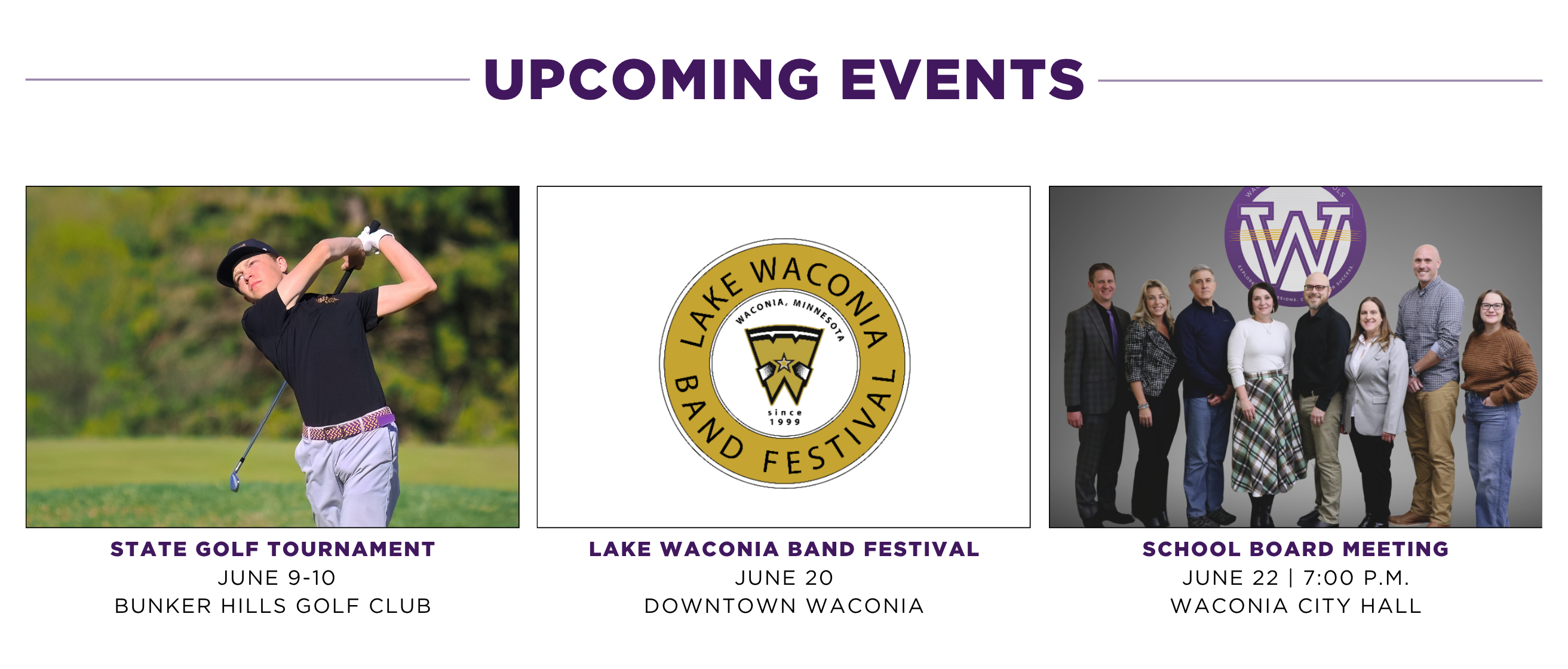 Upcoming Events