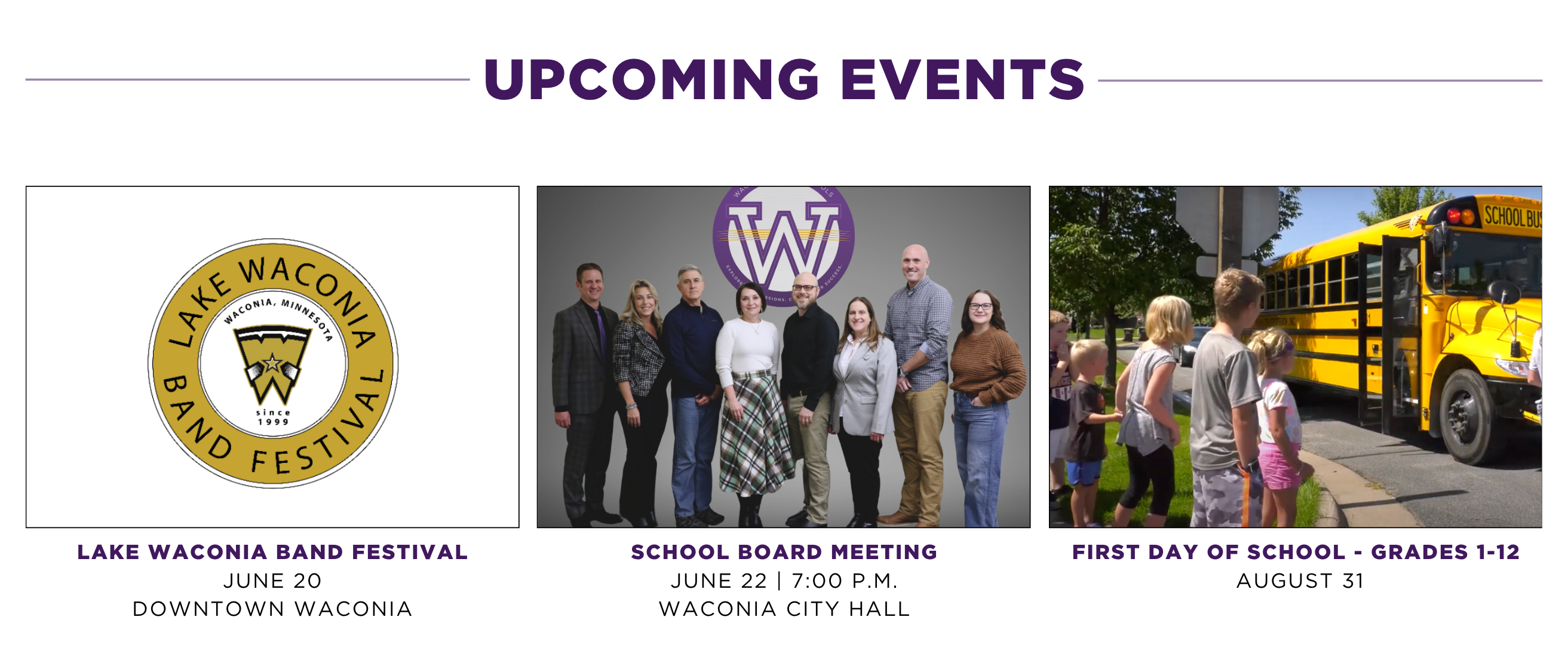 Upcoming Events