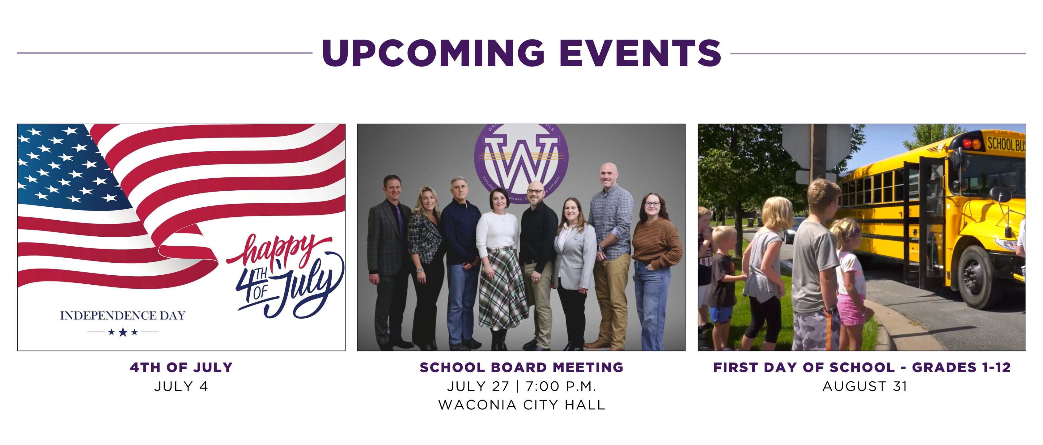 Upcoming Events
