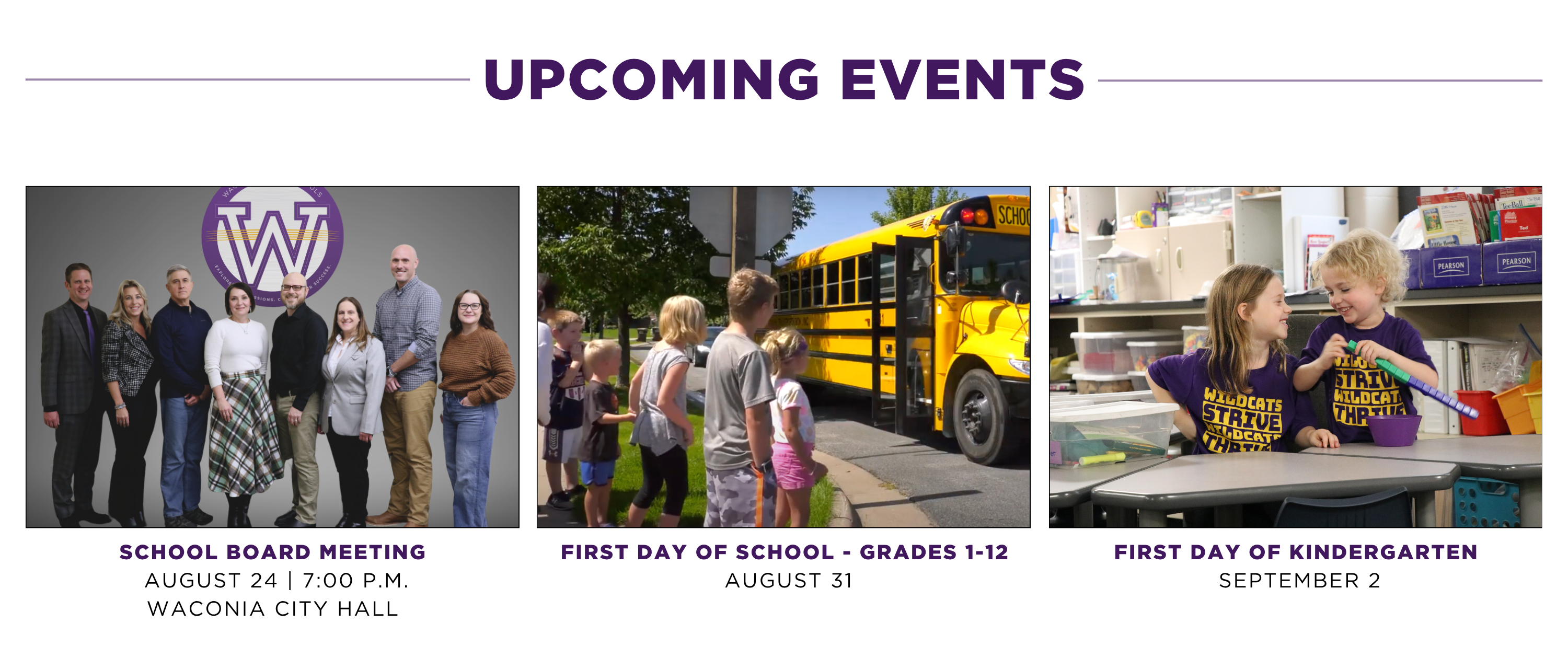 Upcoming Events