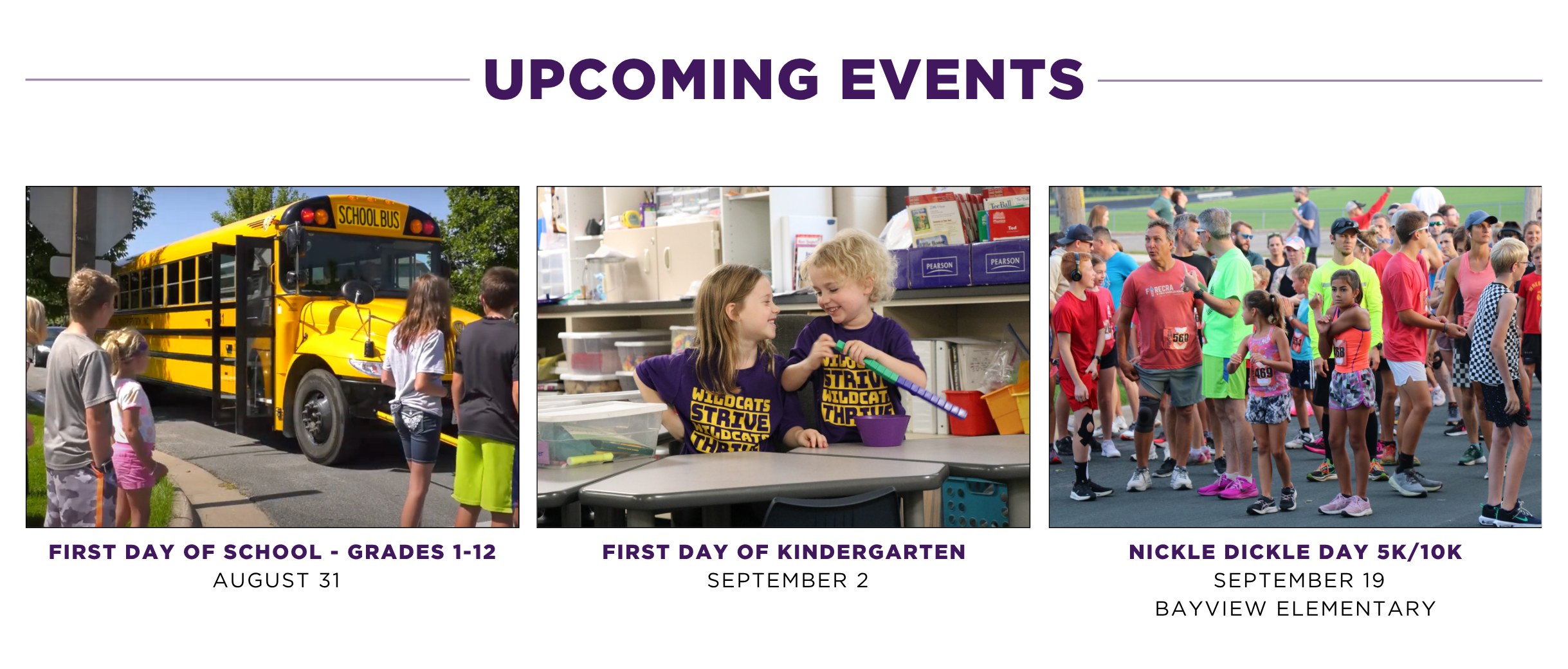 Upcoming Events
