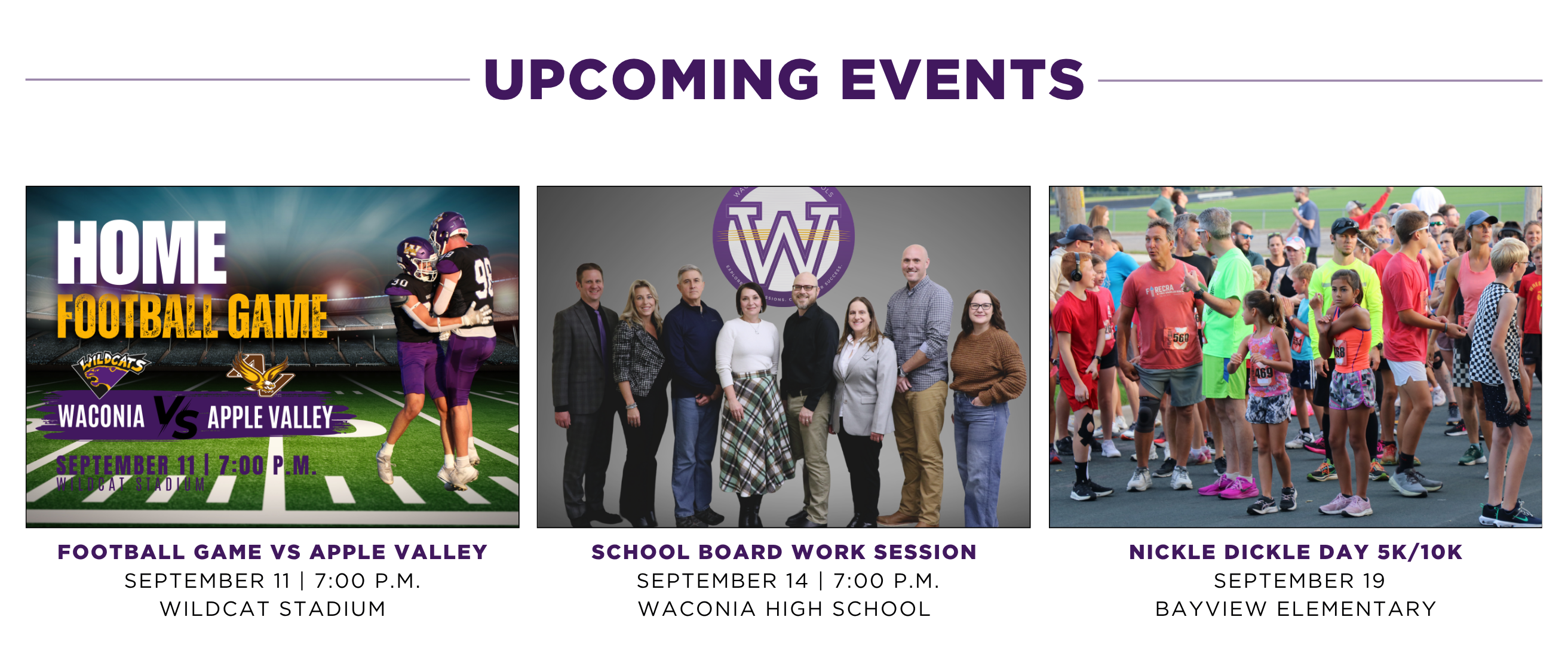 Upcoming Events