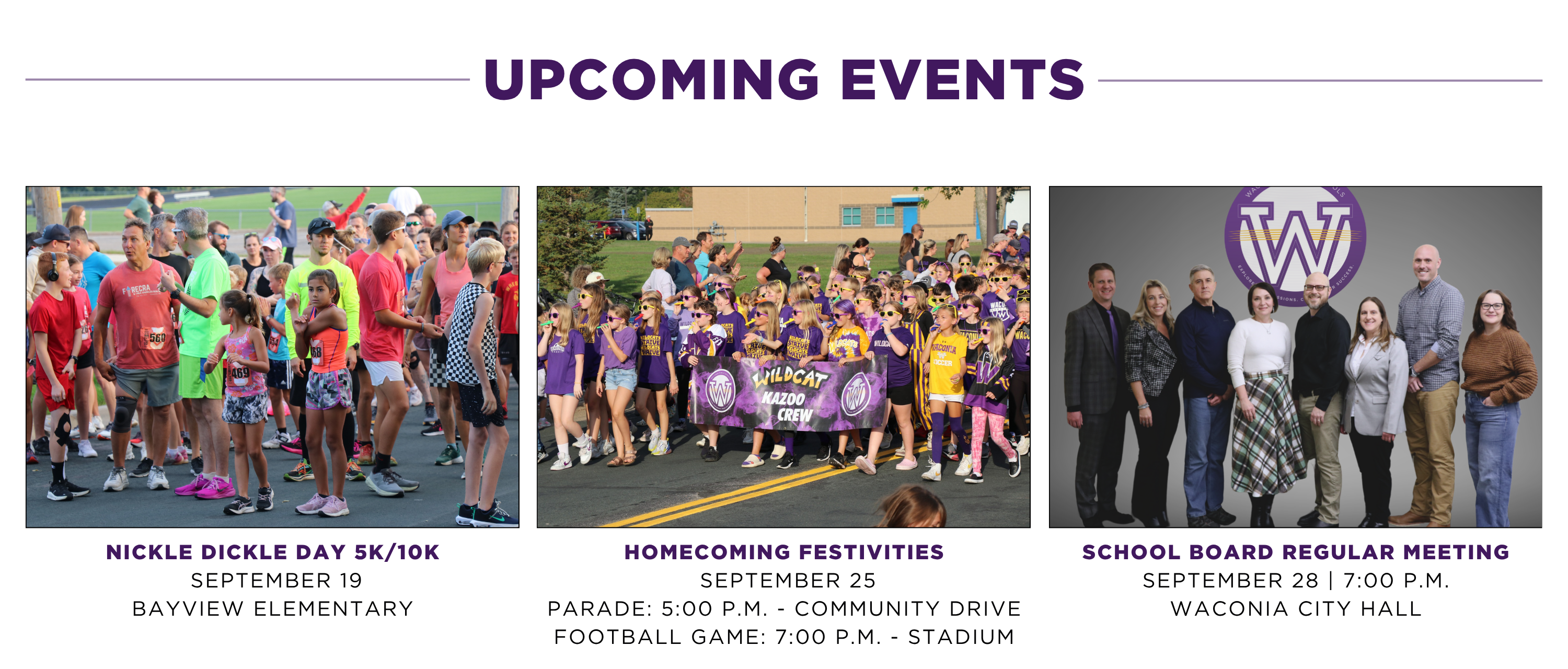 Upcoming Events