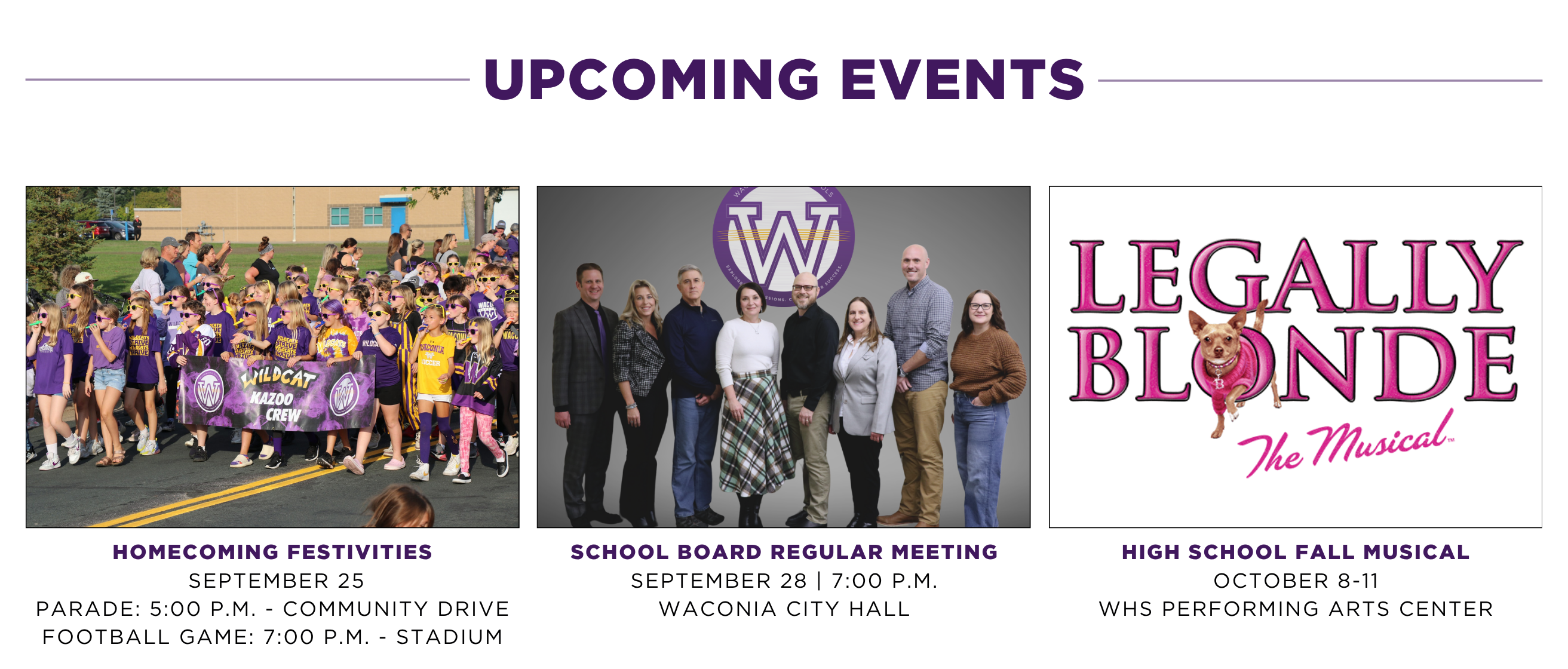 Upcoming Events