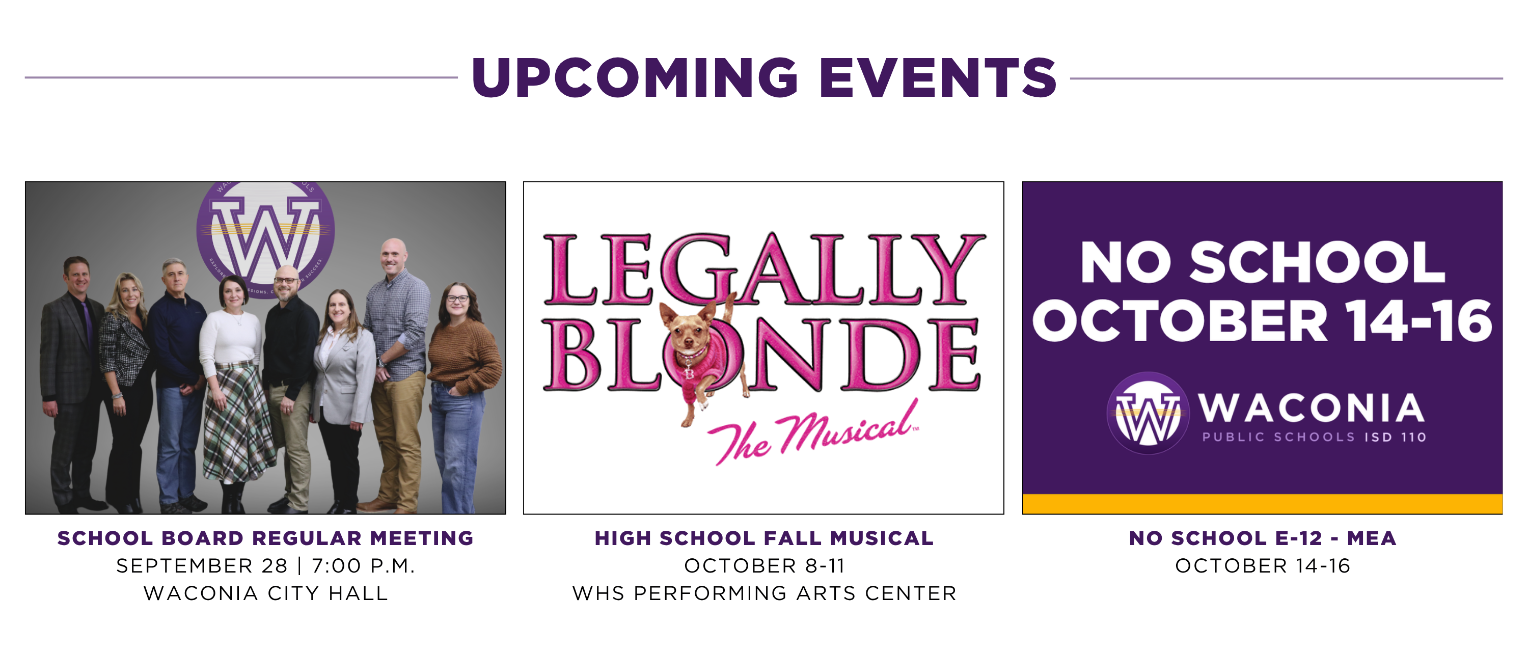 Upcoming Events