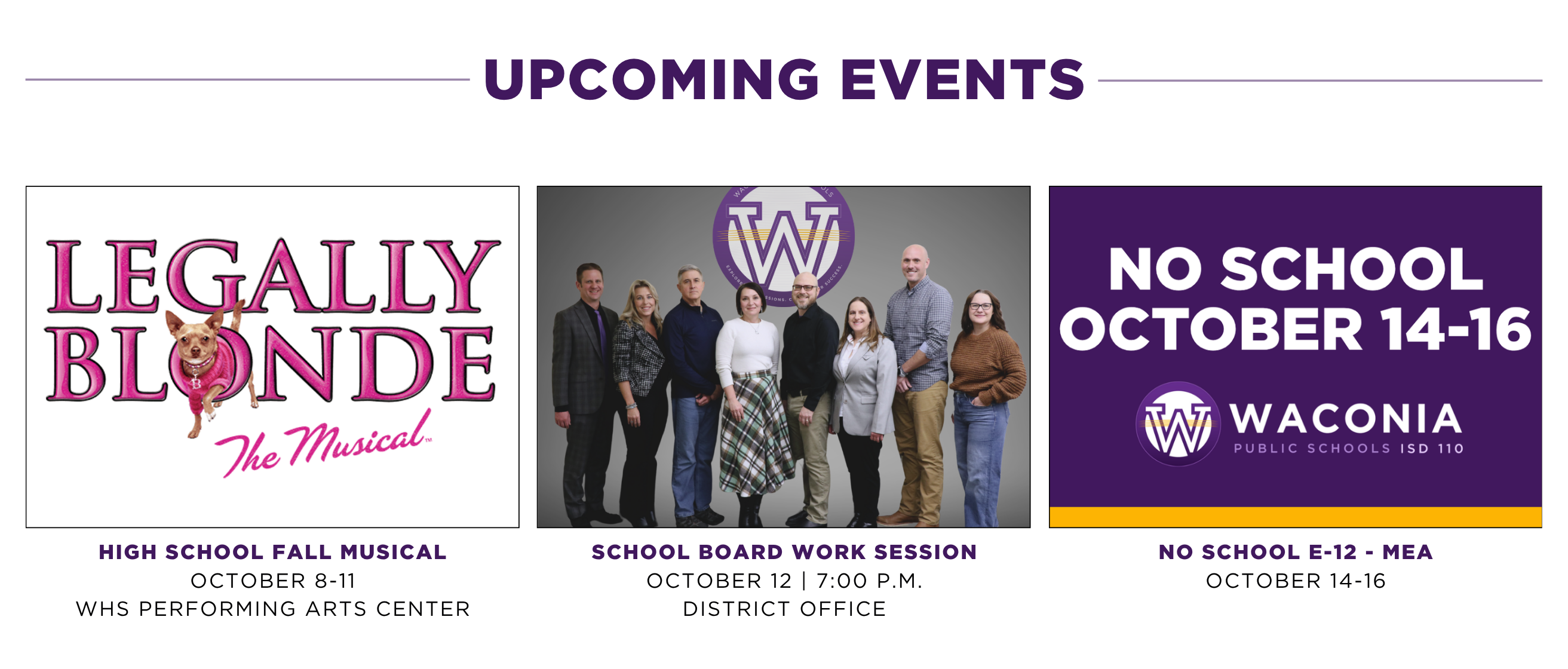 Upcoming Events
