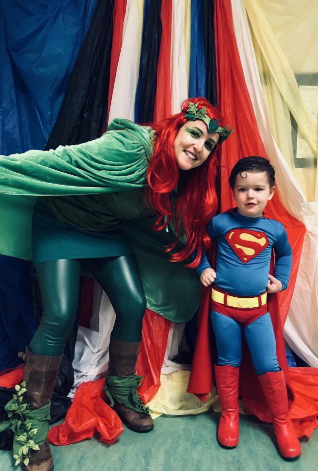 Mother Son Super Hero
