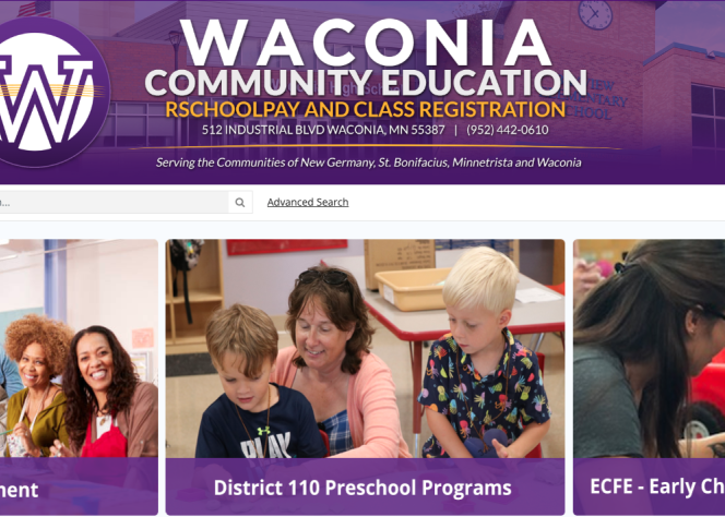Community Ed Registration Page